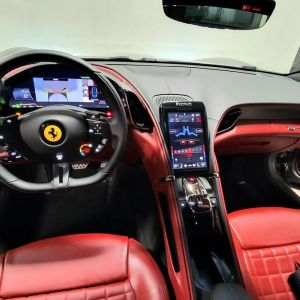 interior of a Ferrari